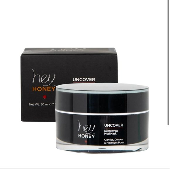 NWT 🛍 Hey Honey Uncover Detoxifying Mud Mask - Picture 1 of 8